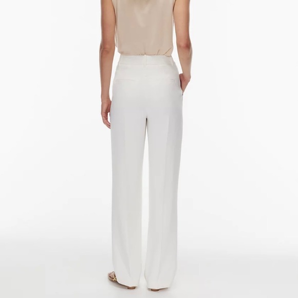 Aritzia wilfred effortless pant size 6 in light birch - Picture 3 of 7